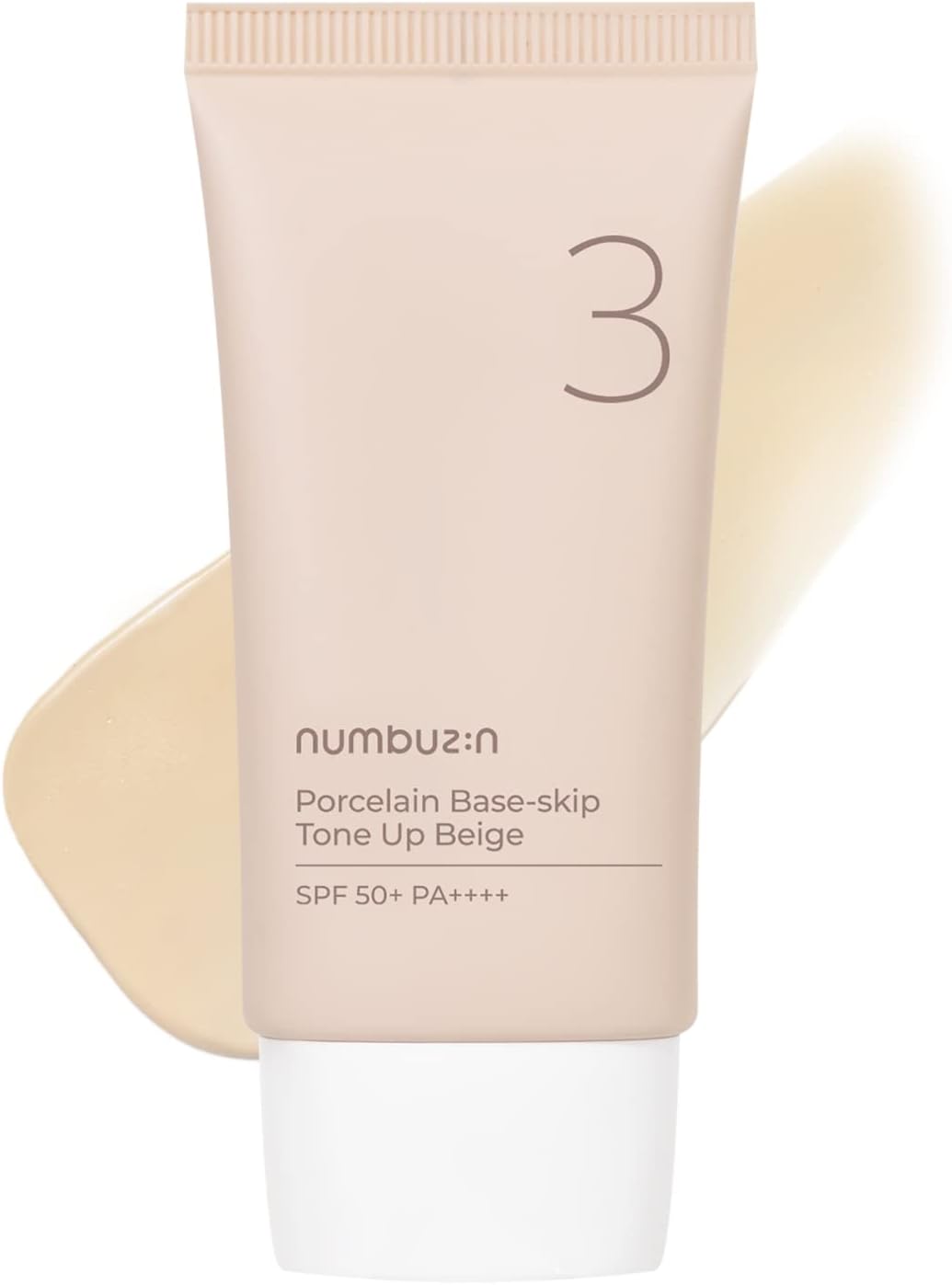 NUMBUZIN No.3 Porcelain Base-Skip Tone Up Beige SPF50+ PA++++50ml