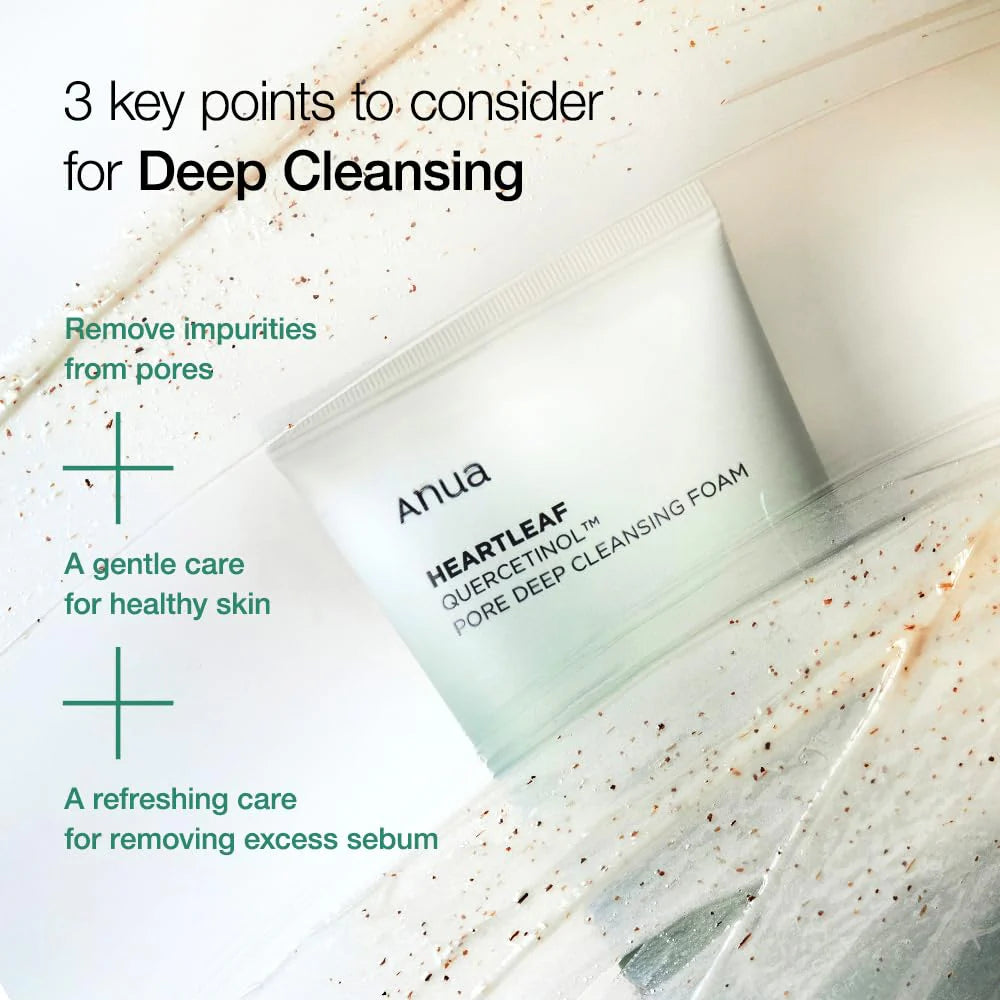 ANUA Heartleaf Quercetinol Deep Cleansing Foam 150ml