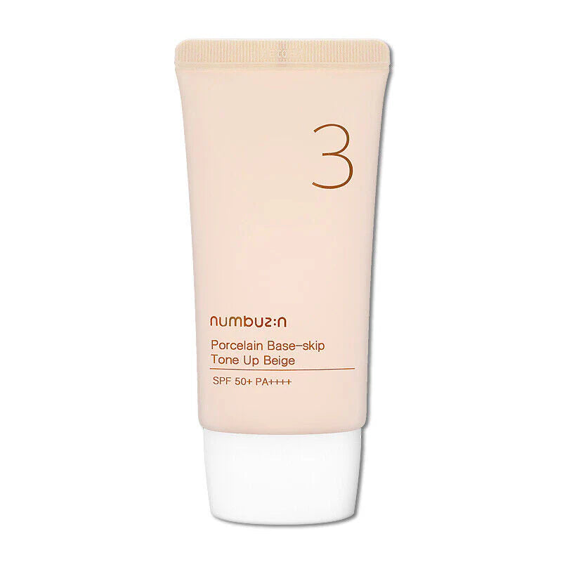 NUMBUZIN No.3 Porcelain Base-Skip Tone Up Beige SPF50+ PA++++50ml