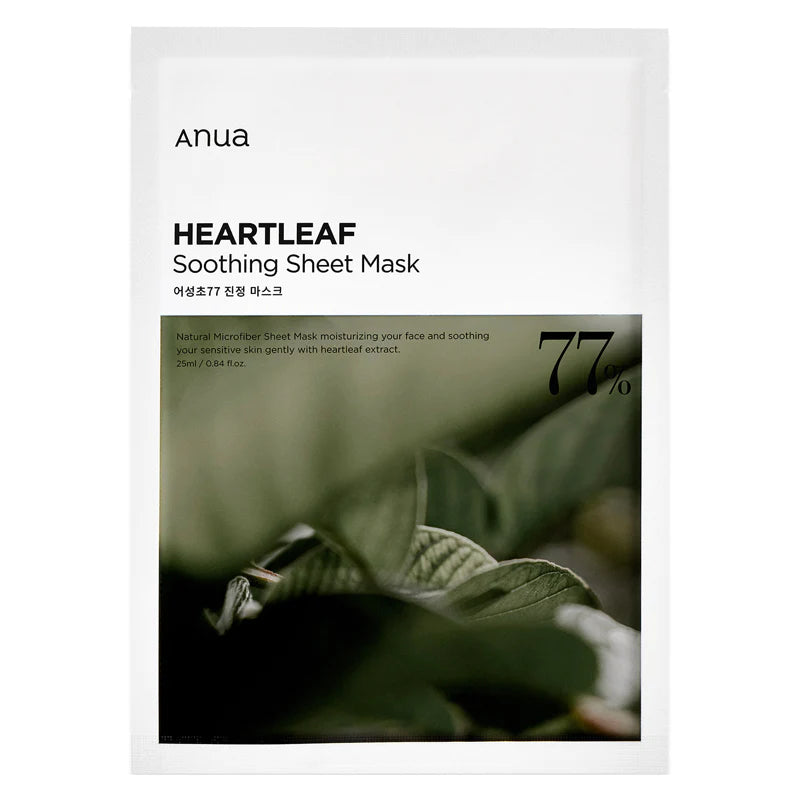 ANUA Heartleaf 77% Soothing Sheet Mask 1pcs
