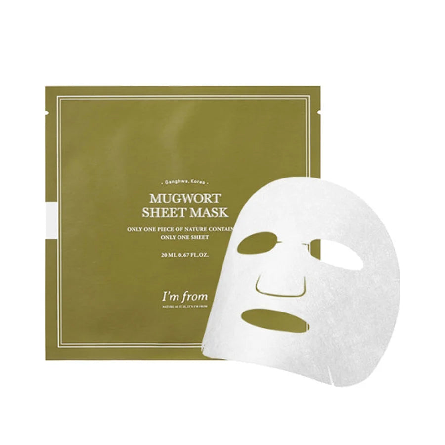 IM FROM Mugwort Sheet Mask 1pcs