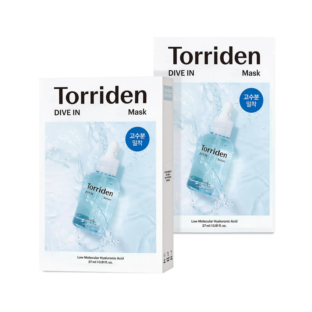 TORRIDEN DIVE-IN Low Molecular Hyaluronic Acid Mask 1pc